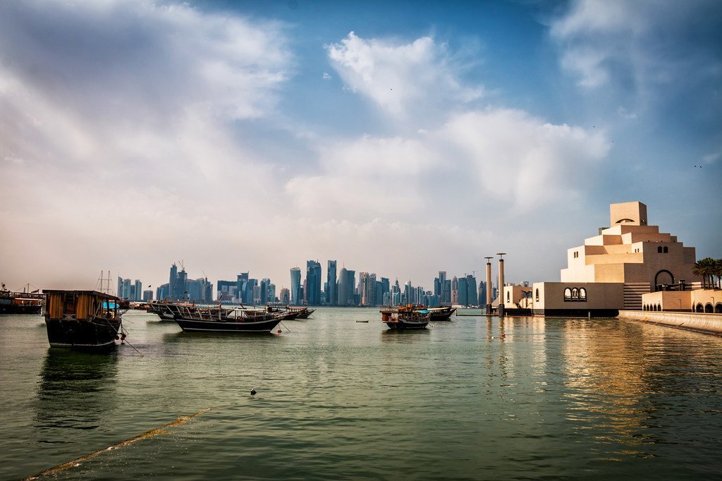 Doha, capital de Qatar.